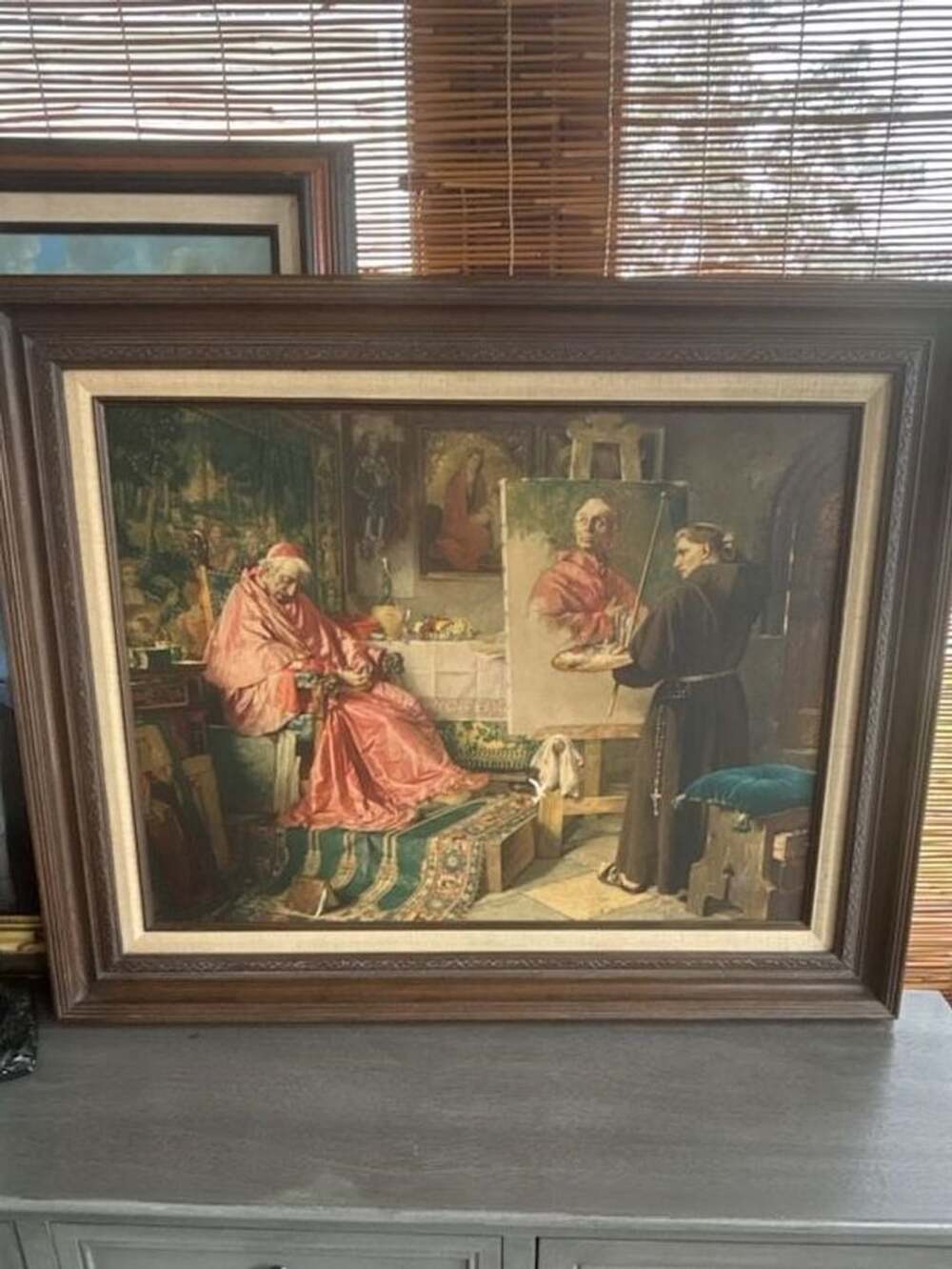 Toby E. Rosenthal The Cardinal's Portrait Framed Art Print
